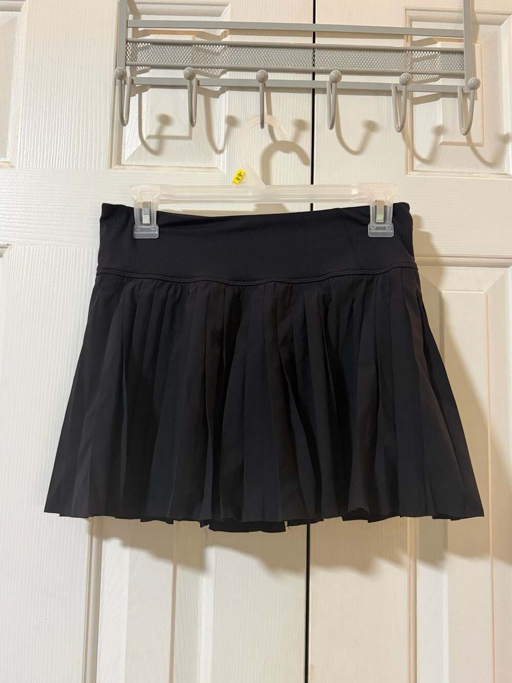 Under Armour Black Pleated Athletic Tennis Skort with Built-In Shorts